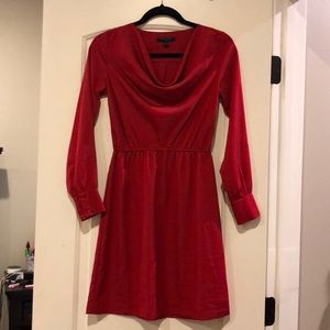 Banana Republic Red Dress with scoop neck